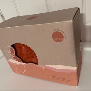 Anthropologie Daily Practice 45 cm Stability Ball with Fabric Cover, NWT